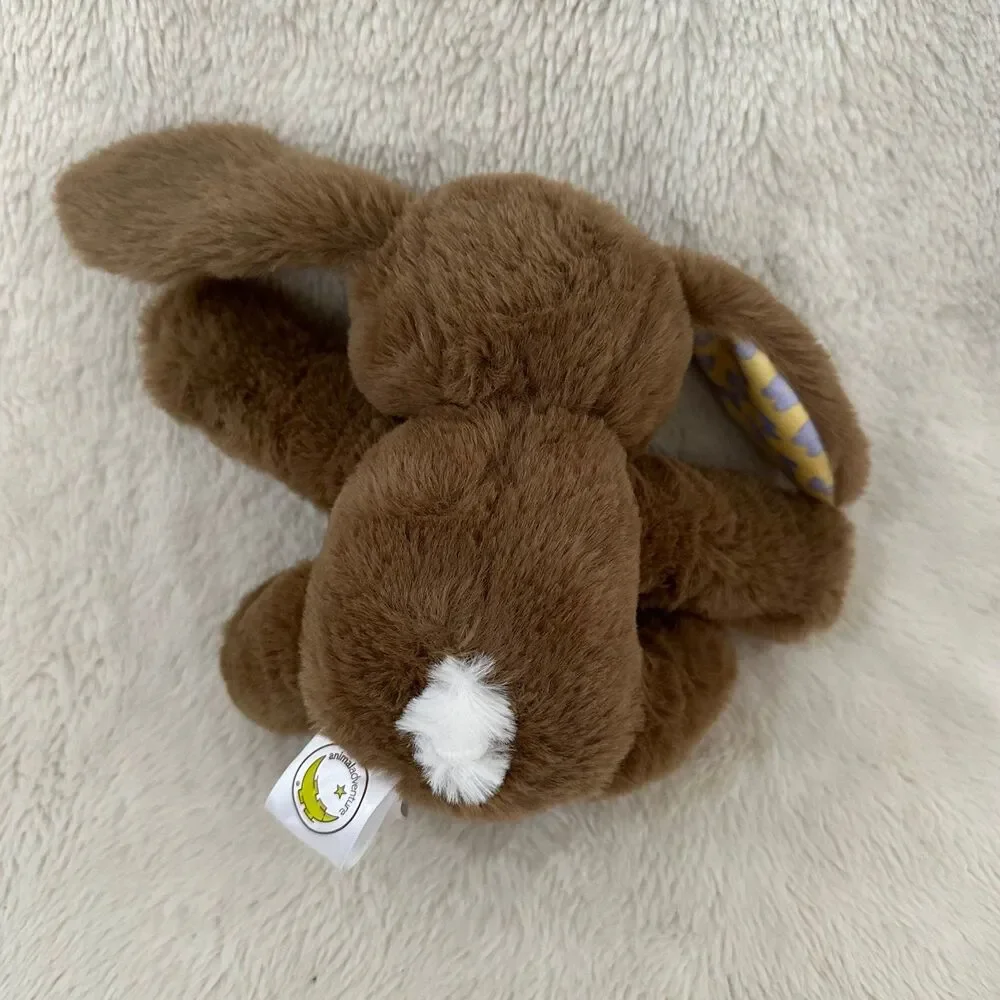 Animal Adventure Raina Bunny Brown Yellow Butterfly Ears 7” Plush Toy Stuffed
